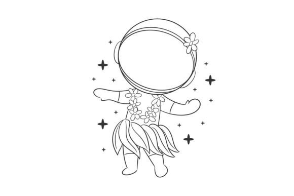 Astronaut Dancing the Hula Dance Happily: A Font with Cosmic Charm