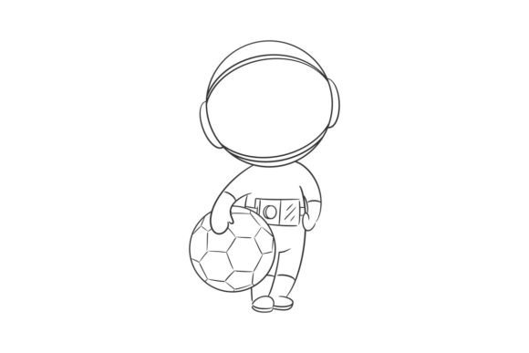 Astronaut Invites to Play Soccer: A Font with a Playful Twist