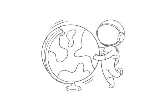 Astronaut is Beside the Globe Ball: A Font for Stellar Designs