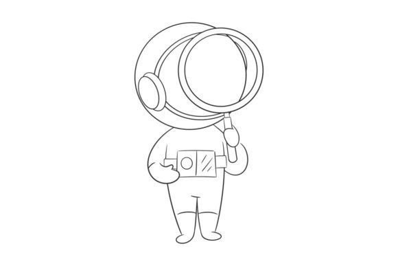 Astronaut is Using a Magnifying Glass: A Playful Font for Bold Branding
