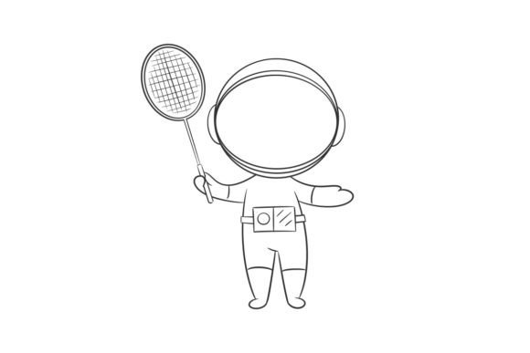 Astronaut Wants to Play Badminton: A Creative Font for Bold Ideas
