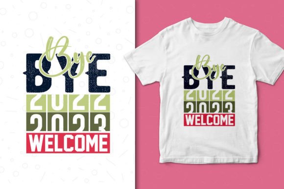 Celebrate the New Year: Designing with the Bye Bye 2022 Welcome 2023 Font