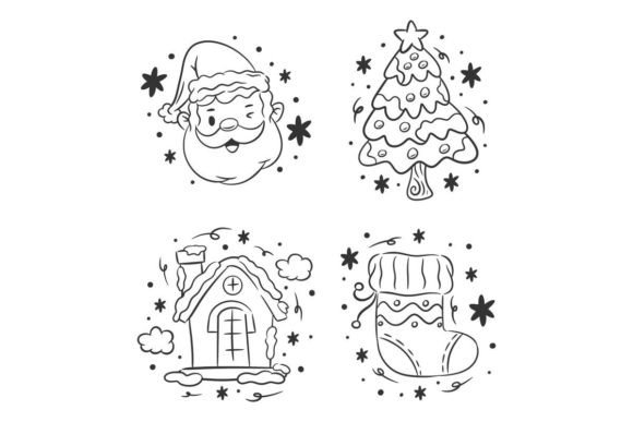 Christmas Icon Set of Hand Drawn: Your Festive Design Toolkit