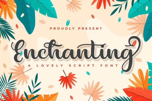 Enchanting Font: Elevate Your Projects with Elegant Handwritten Style