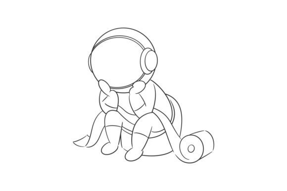 Exploring the Bold Character of Astronaut is Defecating
