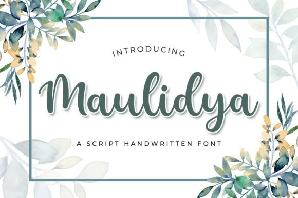 Maulidya: The Script Font for a Charming Design Edge