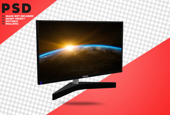 Showcase Your Digital Art Perfectly with a Monitor Mockup