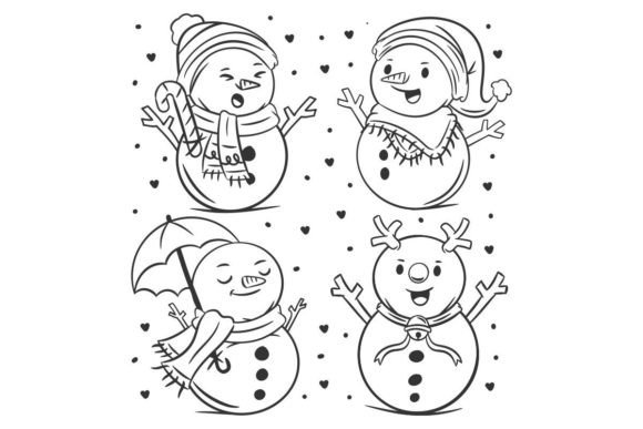 Unwrapping the Snowman Character Set of Hand Drawn